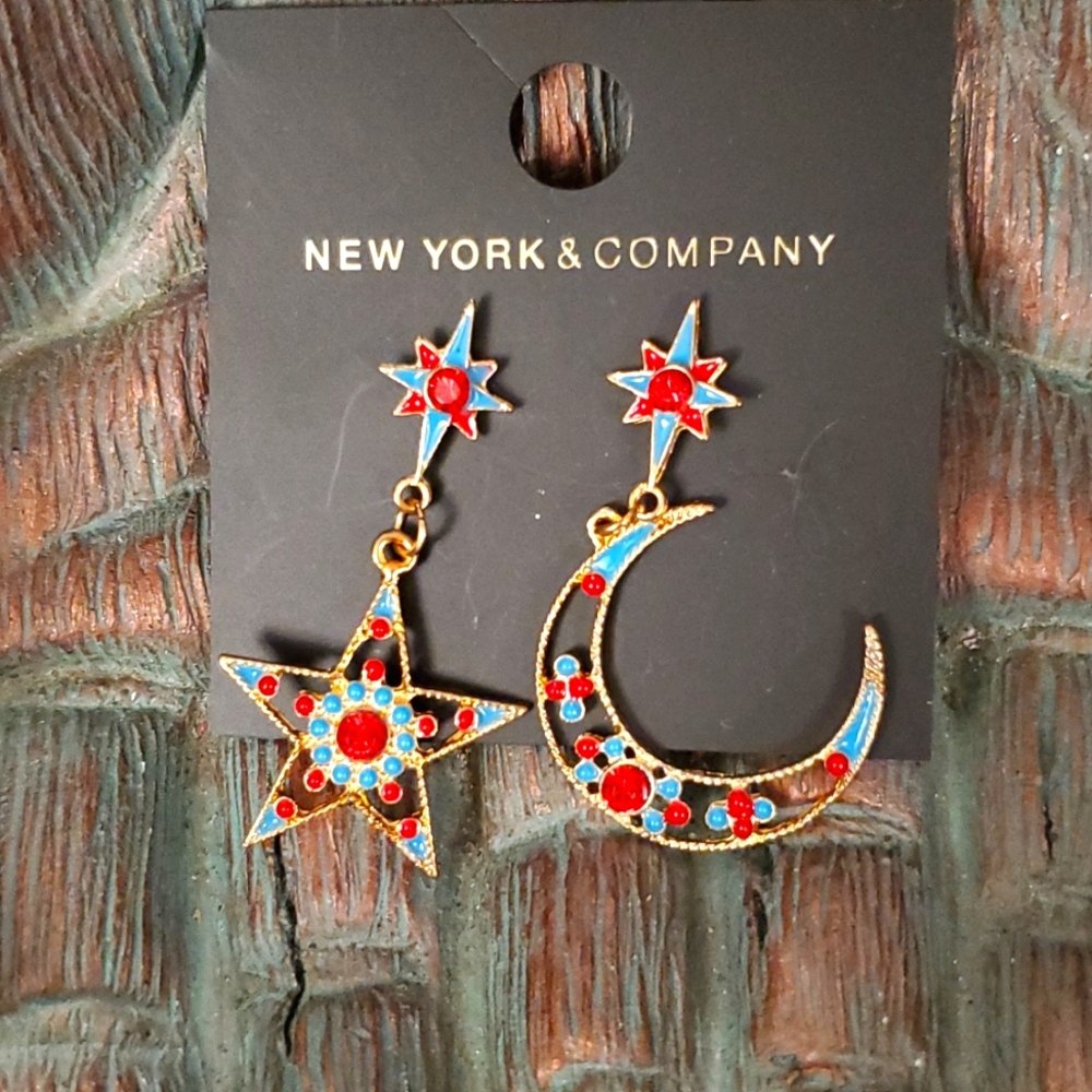 New York & Company Statement Earrings